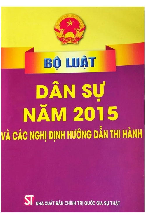 Bộ luật Dân sự năm 2015 và các Nghị định hướng dẫn thi hành
