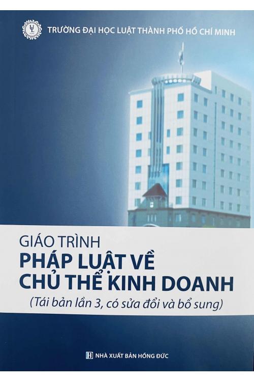 Giáo trình pháp luật về chủ thể kinh doanh