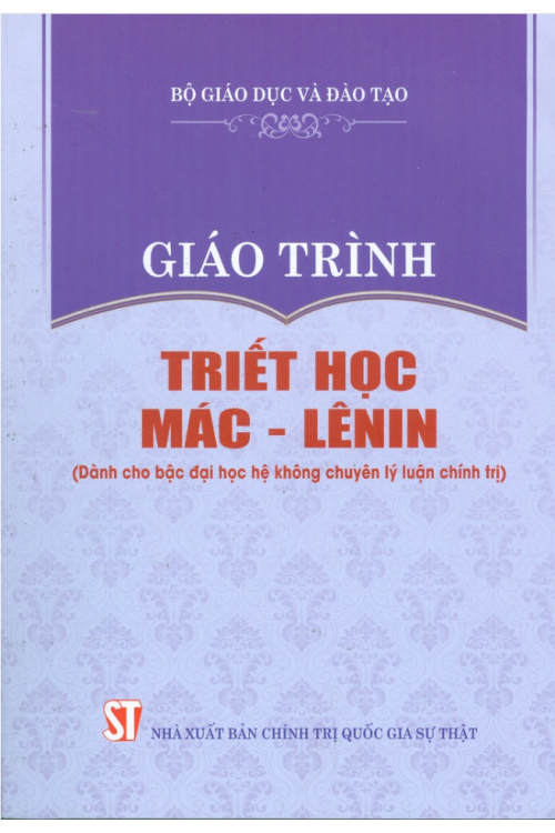 Giáo trình triết học Mác - Lenin (dành cho bậc đại học không chuyên lý luận chính trị)