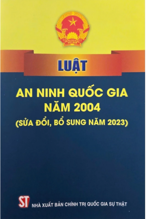 Luật An ninh quốc gia năm 2004 (sửa đổi, bổ sung năm 2023)