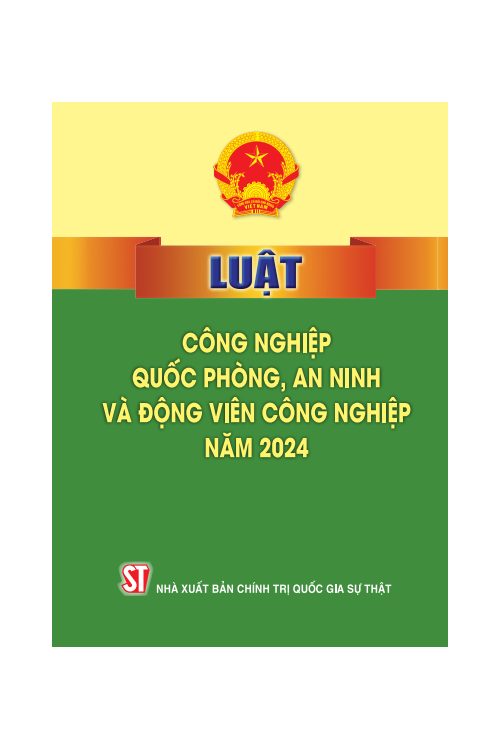 Luật Công nghiệp quốc phòng, an ninh và động viên công nghiệp