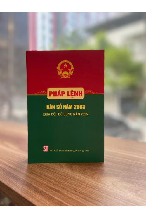 Pháp lệnh dân số năm 2003 (Sửa đổi, bổ sung năm 2025)