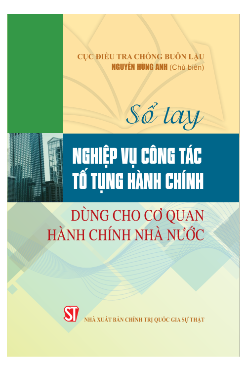 Sổ tay nghiệp vụ công tác tố tụng hành chính dùng cho cơ quan hành chính nhà nước